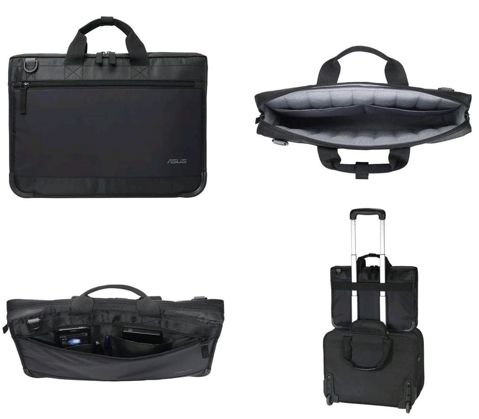 Sacoche top loading ASUS Helios II Notebook Case 14/ 15,6" - Noir