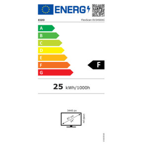 EIZO 34.1" LED - FlexScan EV3450XC-BK