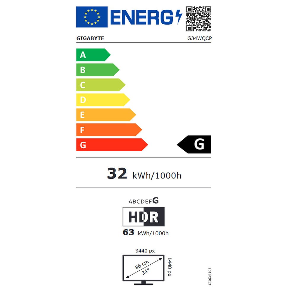 Gigabyte 34" LED - G34WQCP — image 5