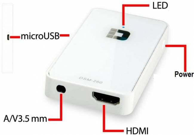 MirrorStreamer TV Adapter for Miracast Wireless Display