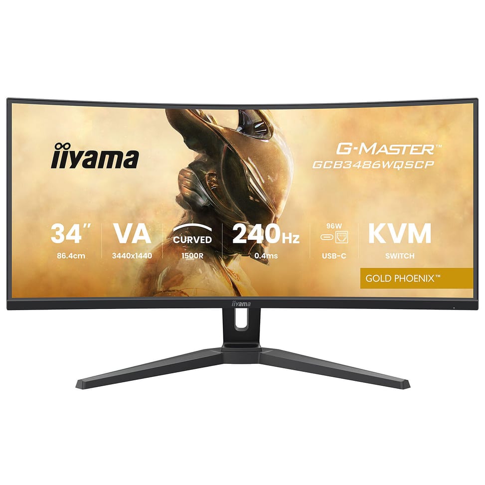 iiyama 34" LED - G-Master GCB3486WQSCP-B1 Gold Phoenix — image 1