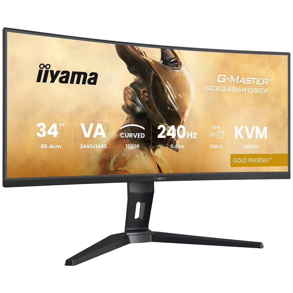 iiyama 34" LED - G-Master GCB3486WQSCP-B1 Gold Phoenix — image 2
