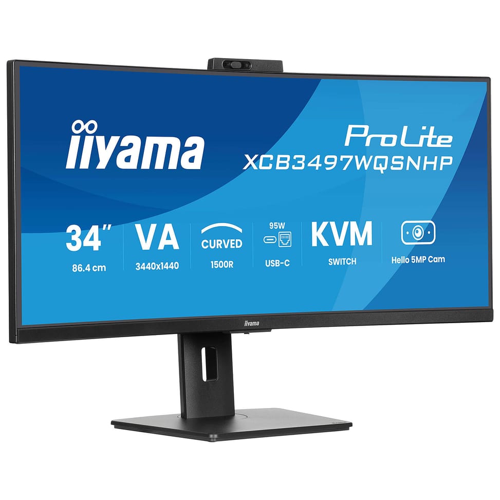 iiyama 34" LED - ProLite XCB3497WQSNPH-B1 — image 2