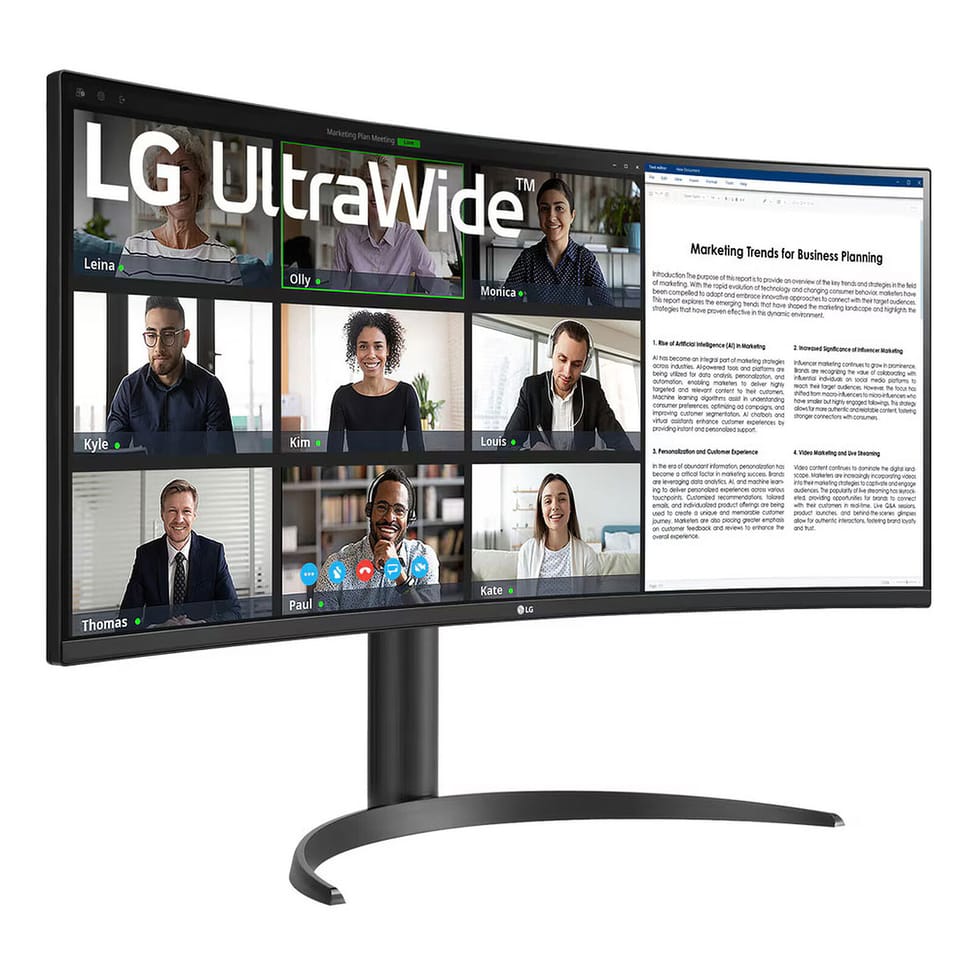 LG 34" LED - UltraWide 34WR55QK-B — image 2