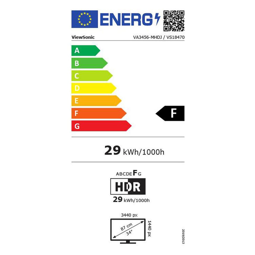 ViewSonic 34" LED - VA3456-mhdj — image 5