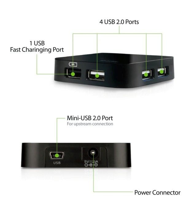 Hub D-Link 4 ports USB 2.0 (DUB-H4)