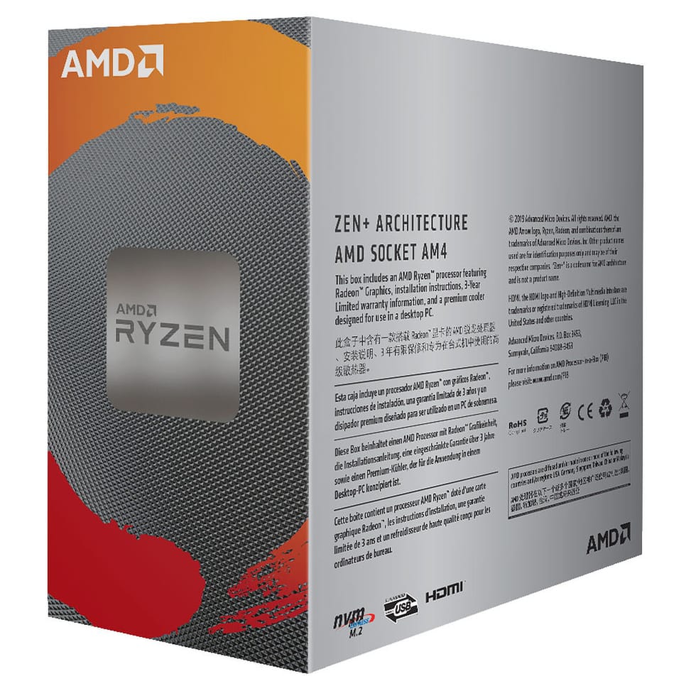 AMD Ryzen 3 3200G Wraith Stealth Edition (3.6 GHz / 4 GHz) — image 3