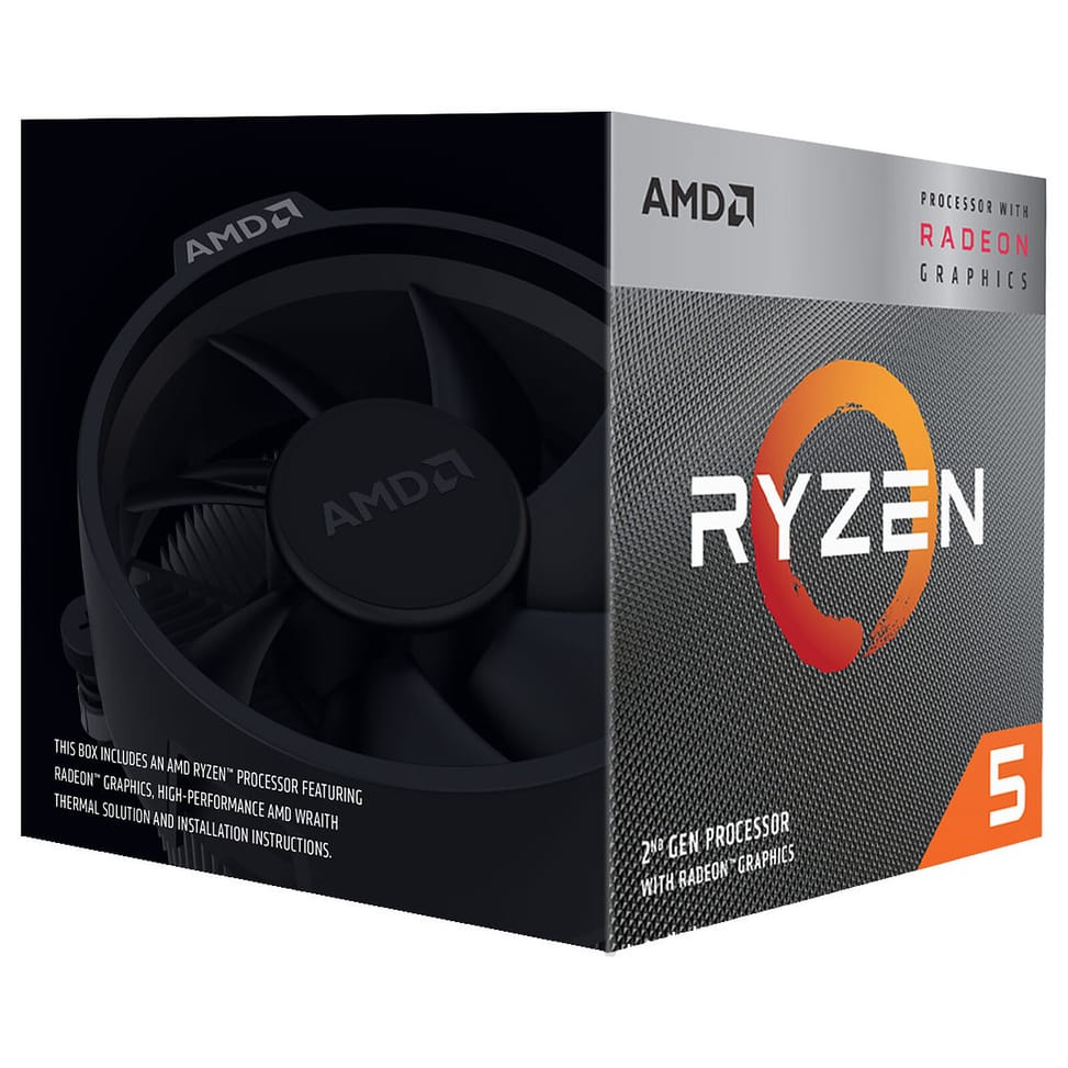 AMD Ryzen 5 3400G Wraith Spire Edition (3.7 GHz / 4.2 GHz) — image 2
