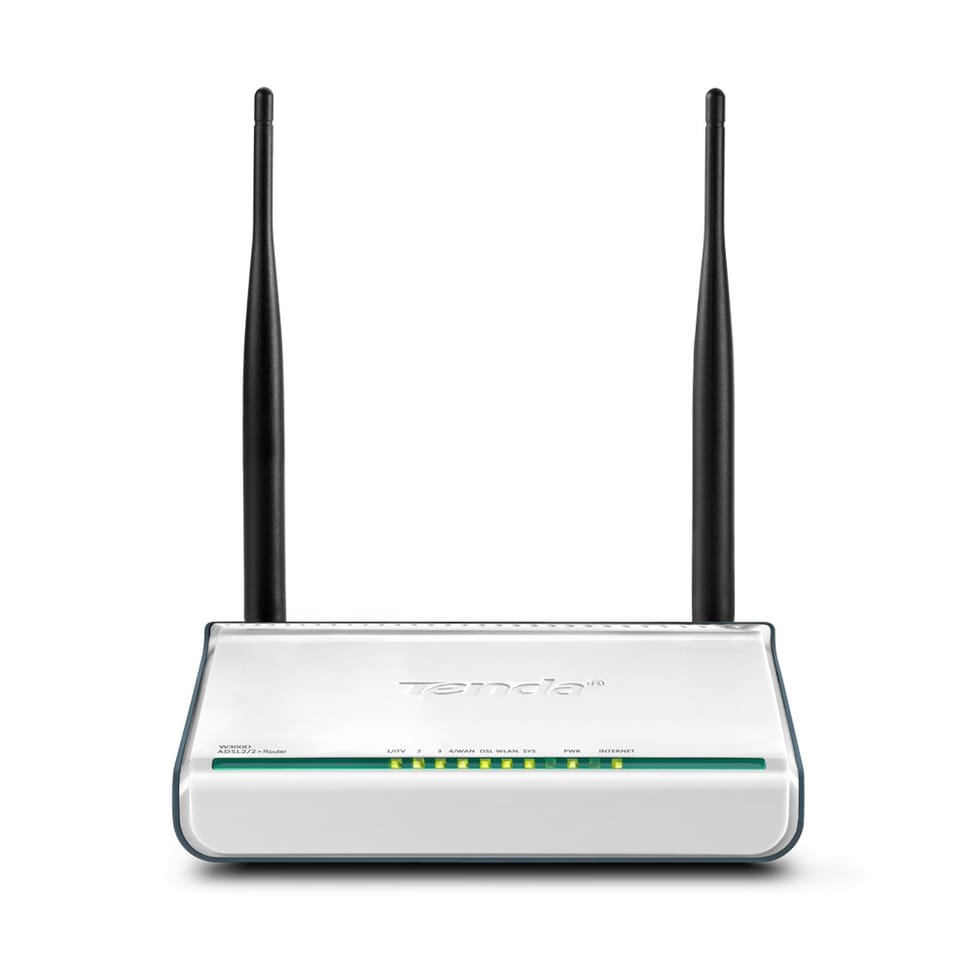 Routeur Modem Wi-Fi Tenda W300D Wireless N300 ADSL2+ (W300D)