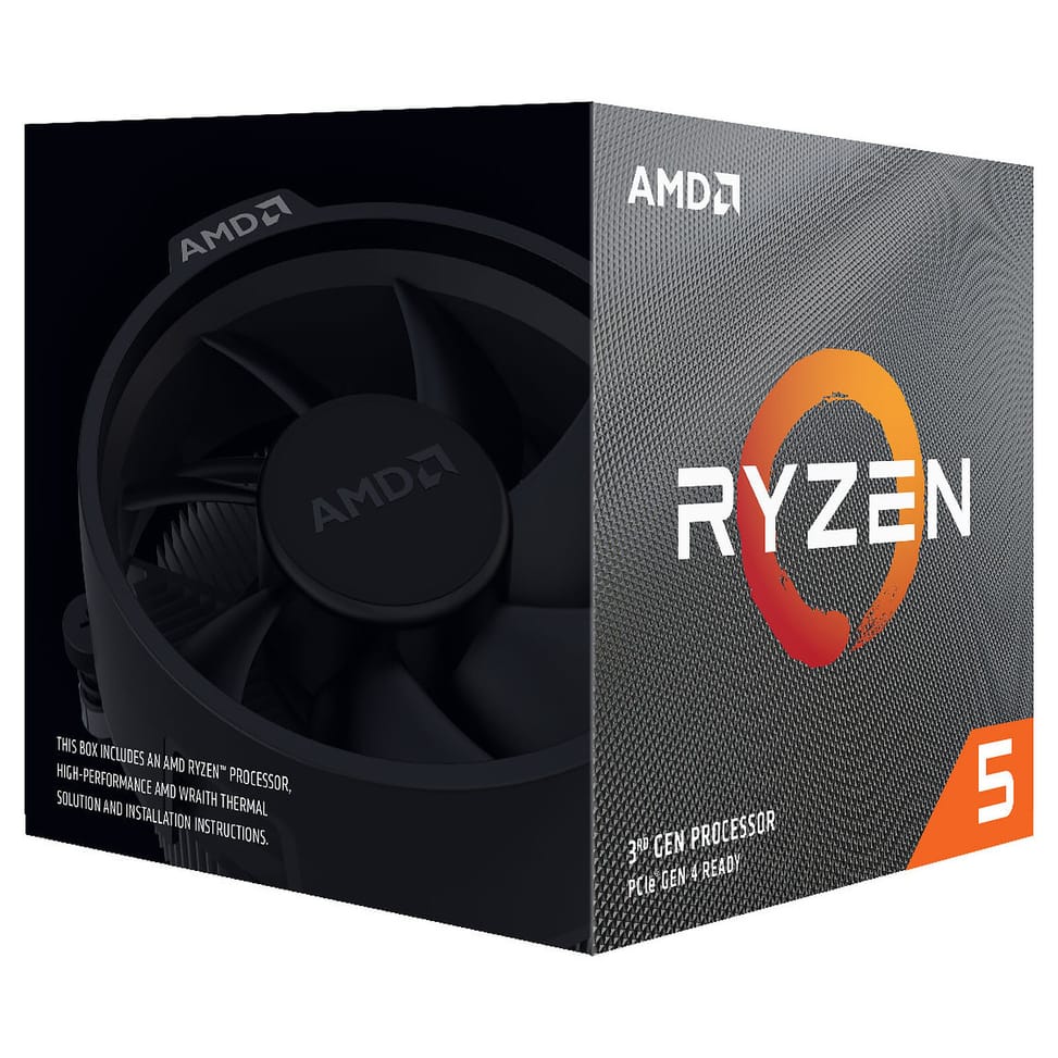 AMD Ryzen 5 3600 Wraith Stealth (3.6 GHz / 4.2 GHz) Boîte — image 2