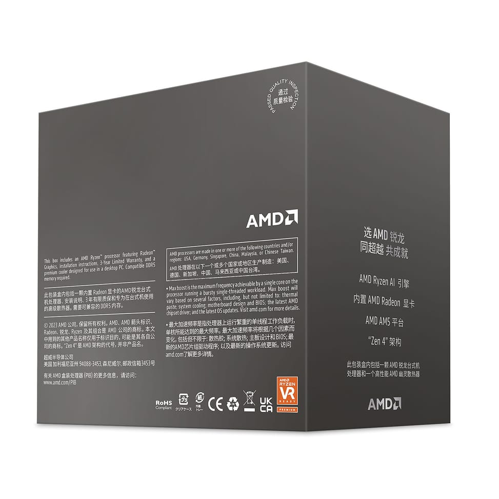 AMD Ryzen 5 8600G Wraith Stealth (4.3 GHz / 5.0 GHz) — image 3
