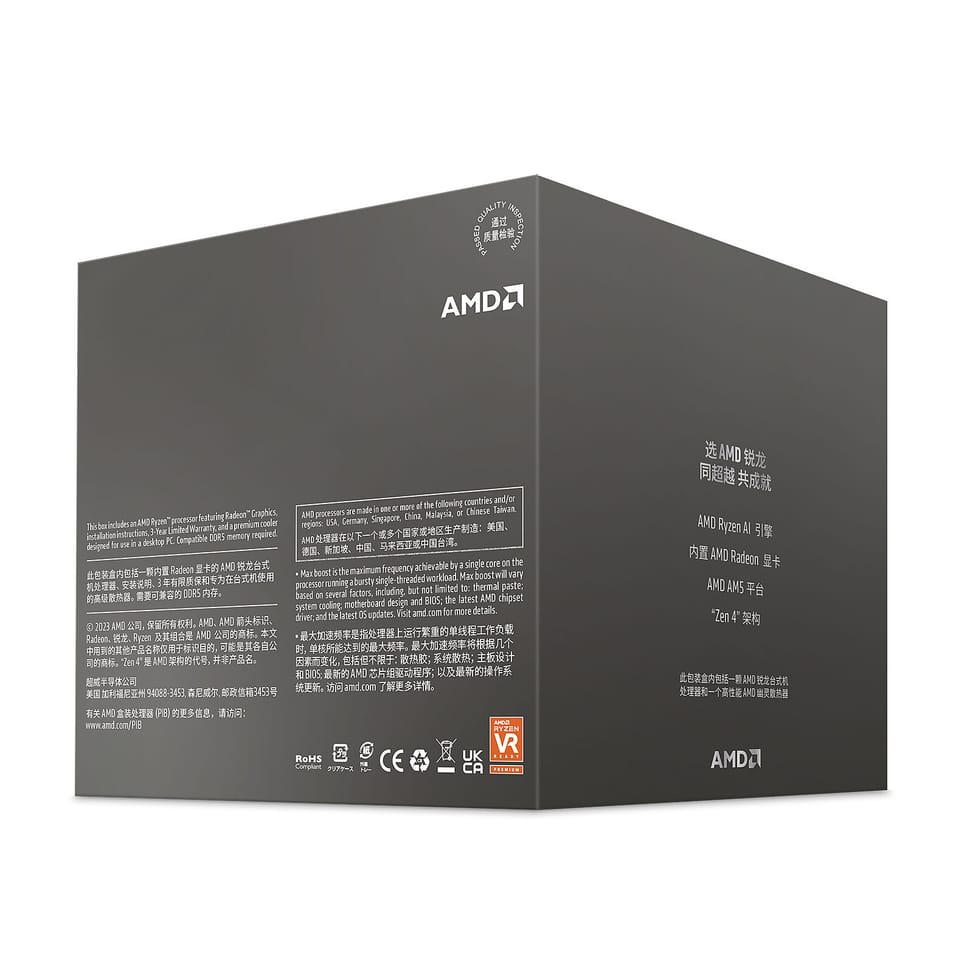 AMD Ryzen 7 8700G Wraith Spire (4.2 GHz / 5.1 GHz) — image 3