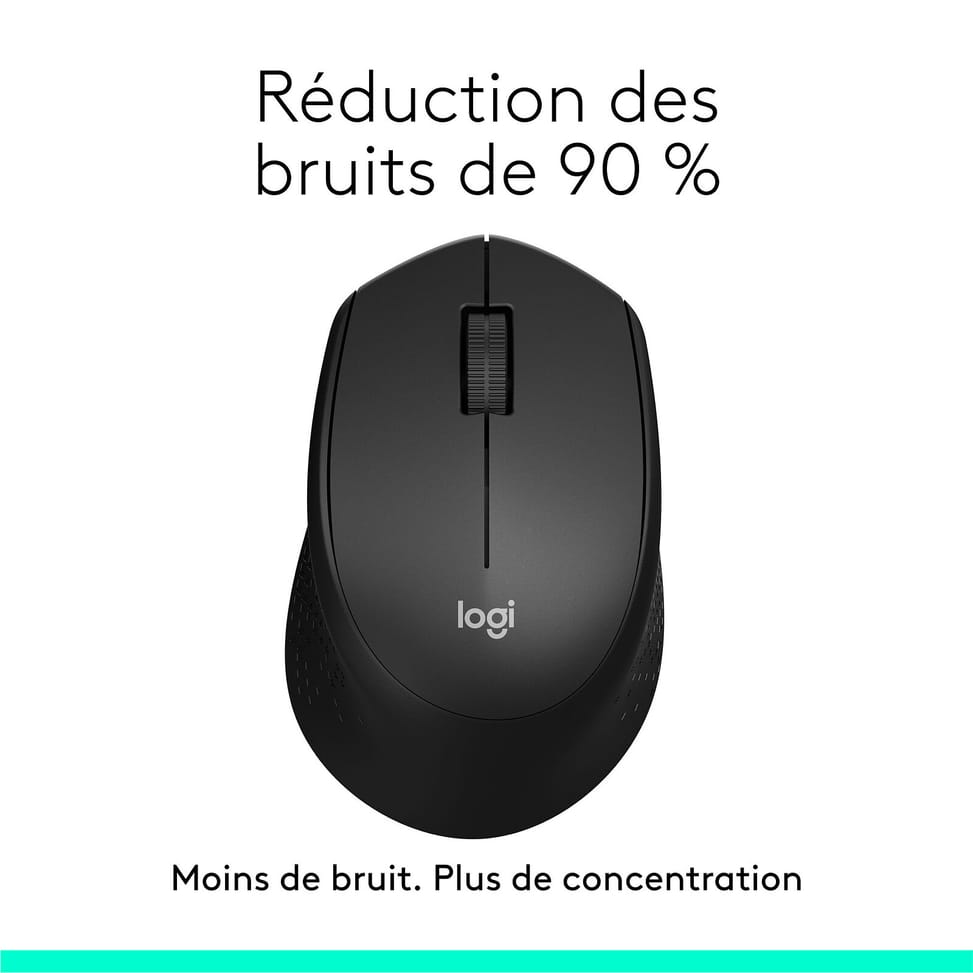 Logitech M330 Silent Plus (Noir) — image 2