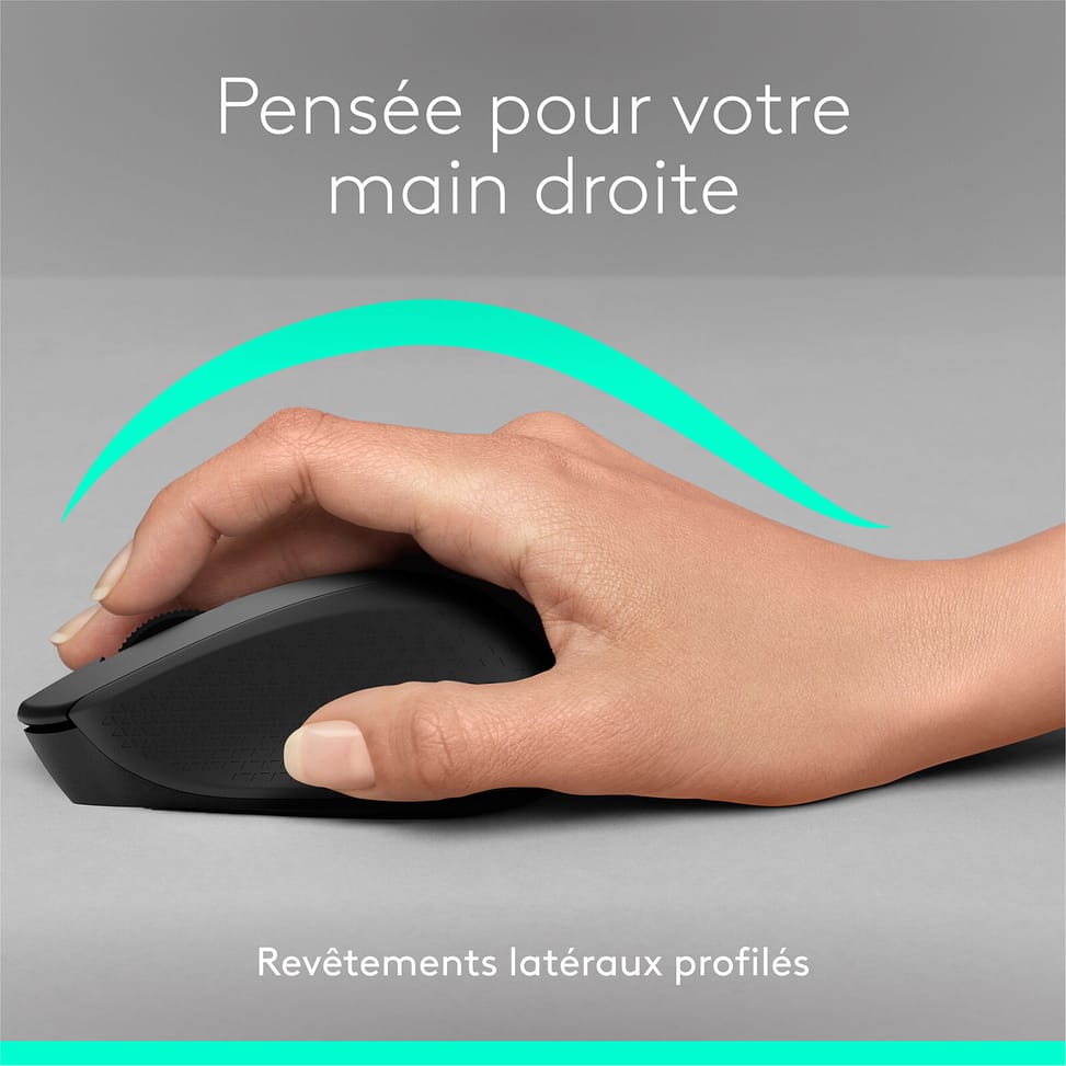 Logitech M330 Silent Plus (Noir) — image 3
