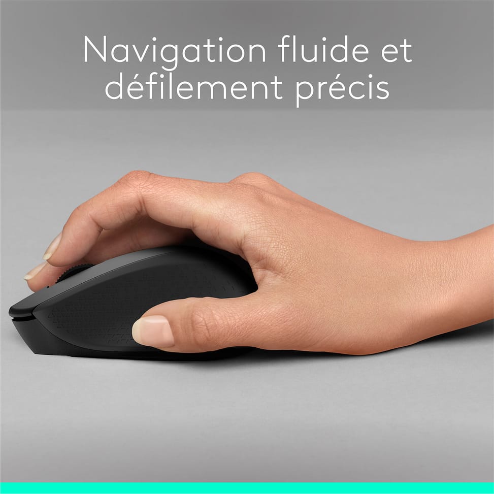 Logitech M330 Silent Plus (Noir) — image 4