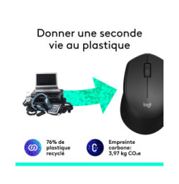 Logitech M330 Silent Plus (Noir)