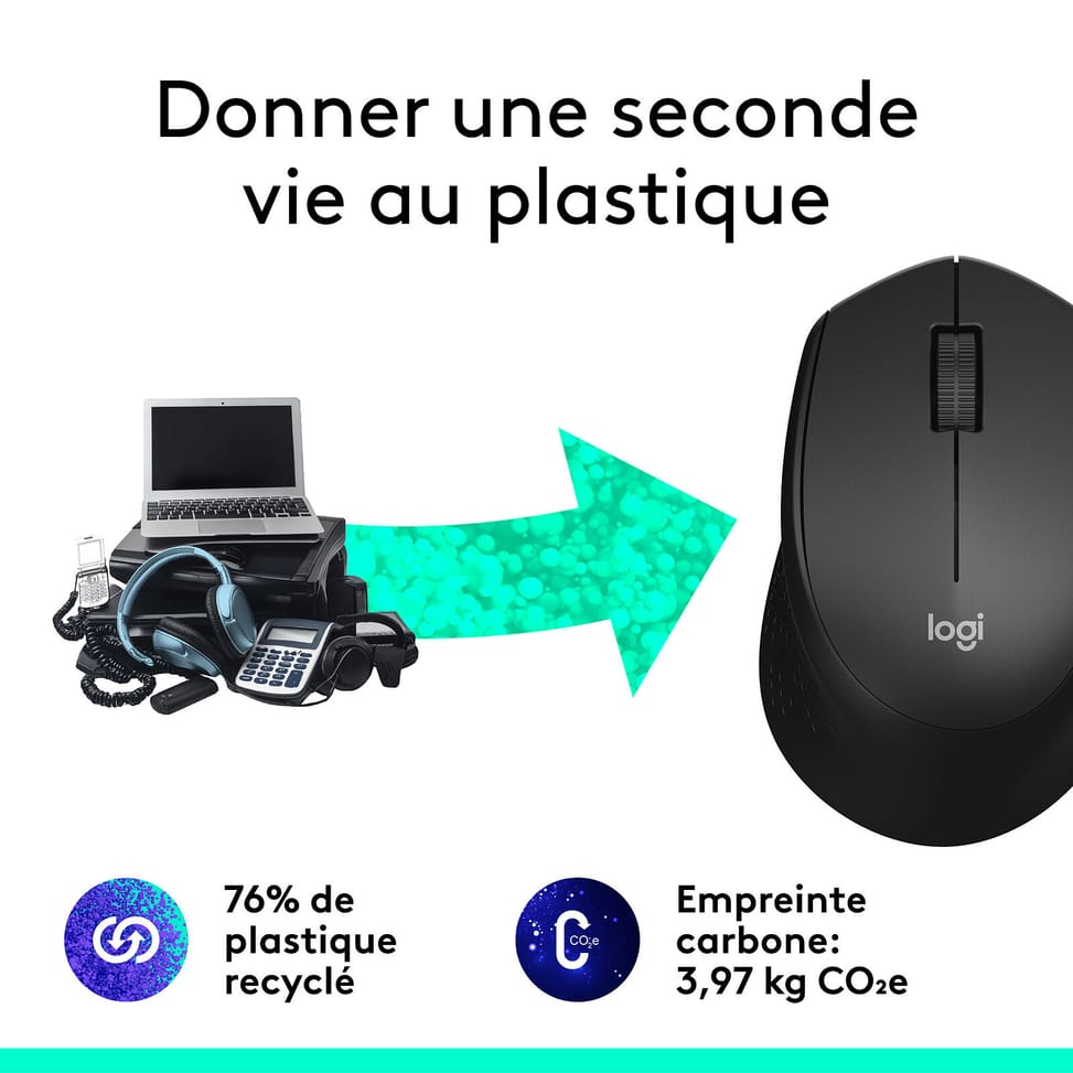 Logitech M330 Silent Plus (Noir) — image 5