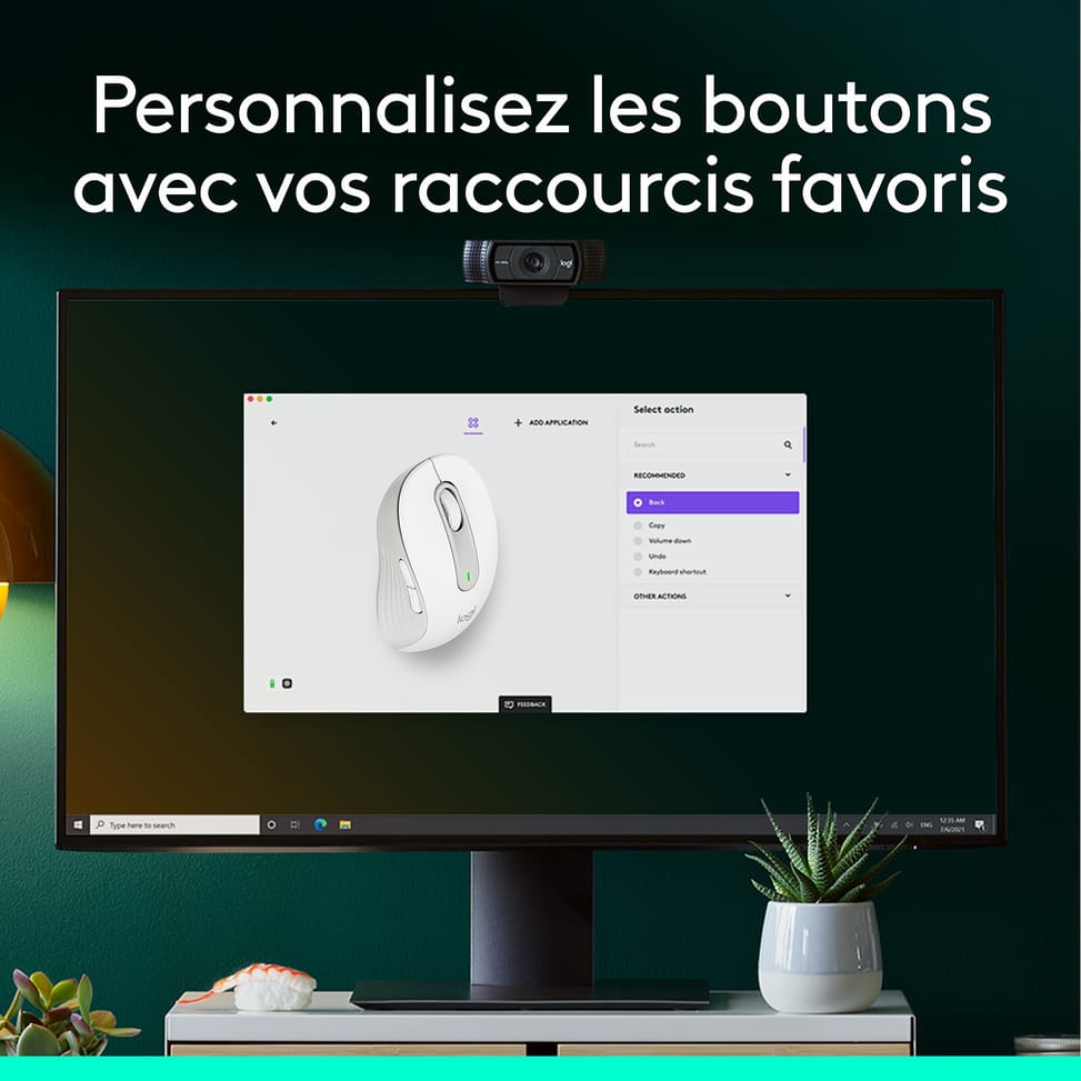 Logitech M650 L (Blanc) — image 5