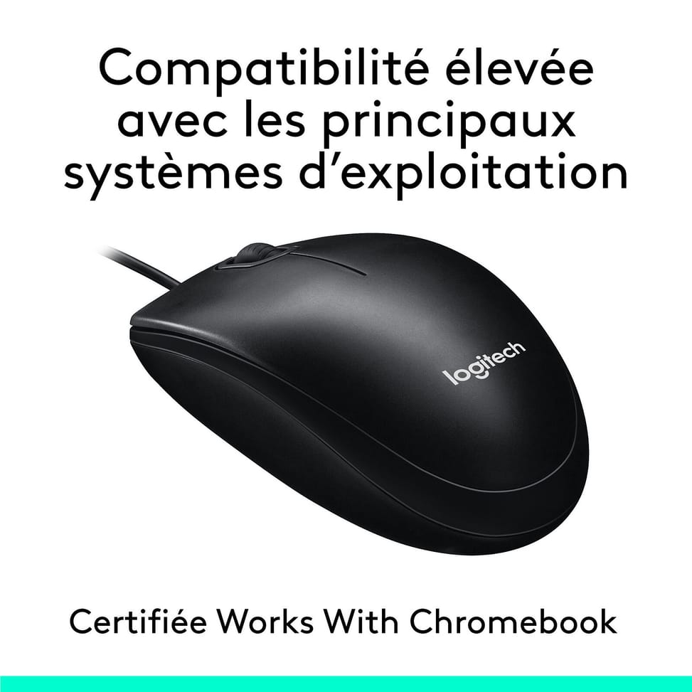 Logitech Mouse M100 (Noir) — image 4