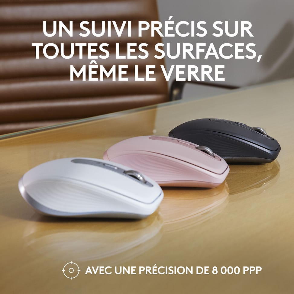 Logitech MX Anywhere 3S (Gris Pâle) — image 2