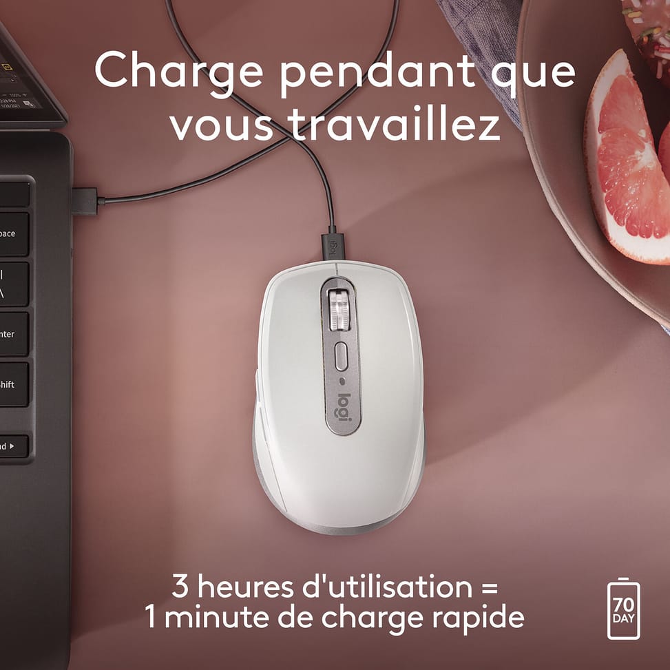 Logitech MX Anywhere 3S for Mac (Gris Pâle) — image 5