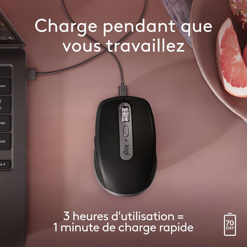 Logitech MX Anywhere 3S for Mac (Gris Sidéral) — image 5