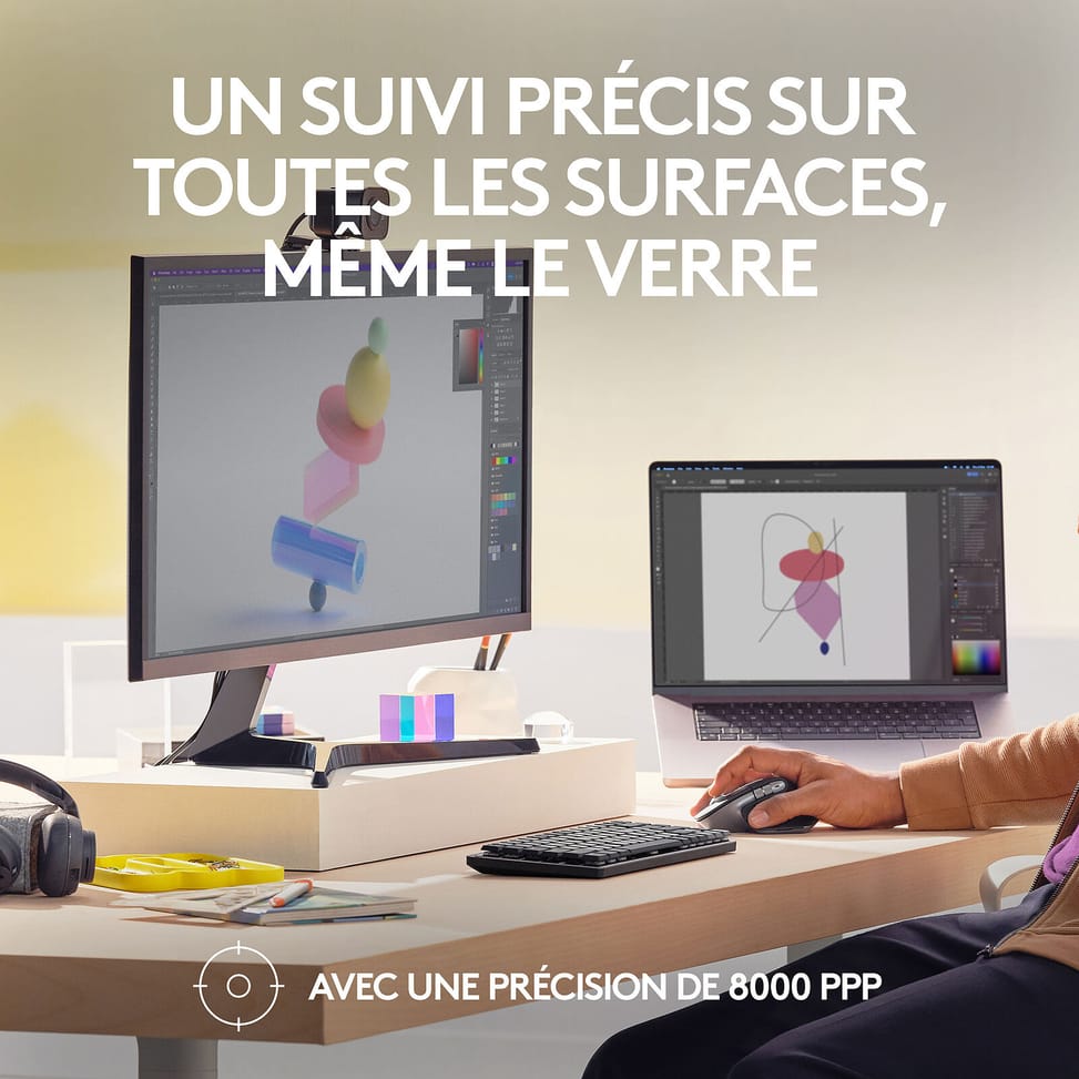 Logitech MX Master 3S for Mac (Gris Sidéral) — image 3