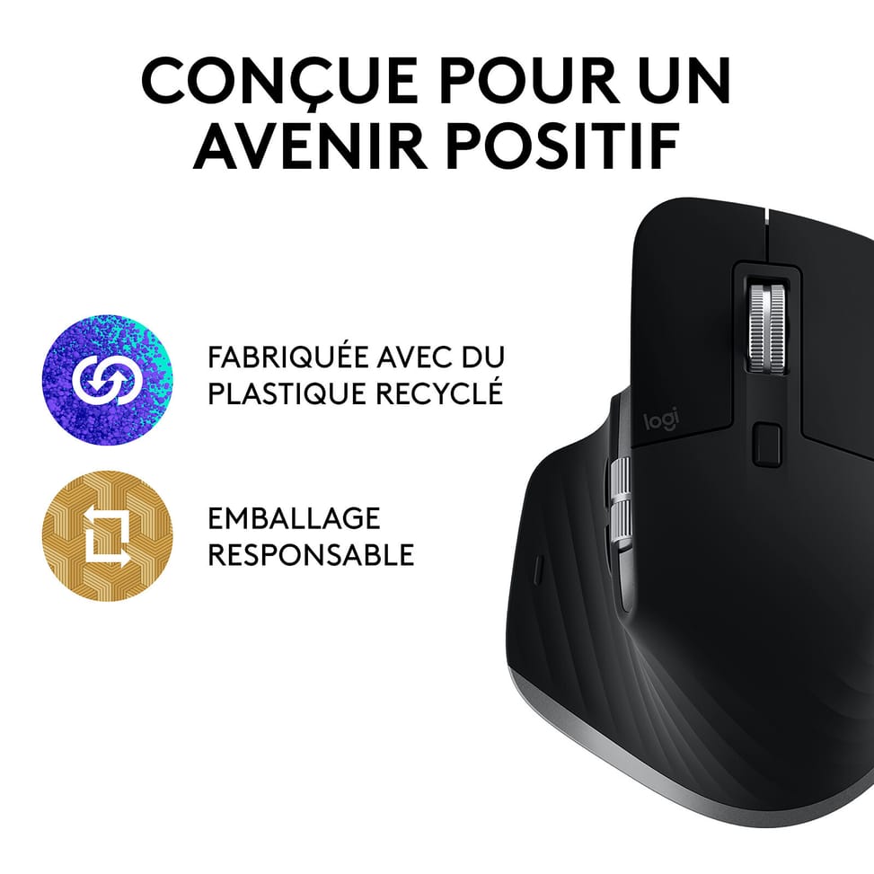 Logitech MX Master 3S for Mac (Gris Sidéral) — image 5