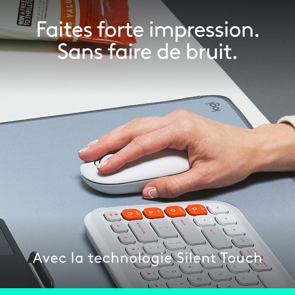 Logitech POP Mouse (Blanc) — image 5