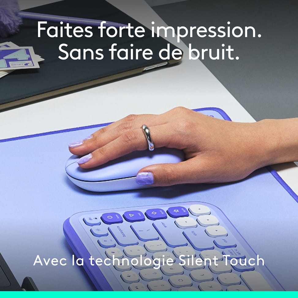 Logitech POP Mouse (Lilas) — image 5