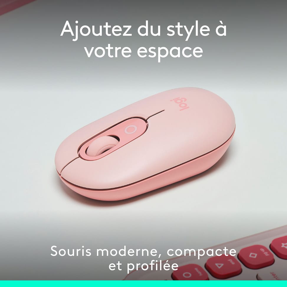 Logitech POP Mouse (Rose) — image 2
