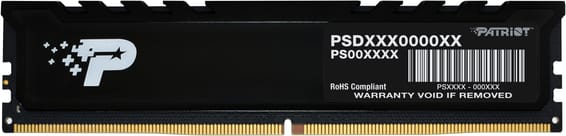 Barrette mémoire Patriot signature line Premium 8GB U-DIMM DDR5 5600 MHz CL46 - Pc Bureau (PSP58G560041H1)