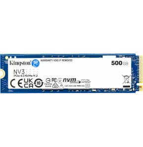 Disque Dur interne SSD Kingston NV3 M.2 2280 PCIe 4.0 x4 NVMe 500 Go (SNV3S/500GB)