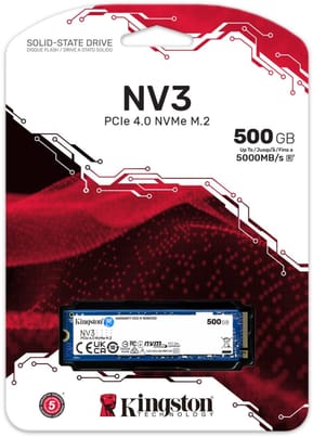 Disque Dur interne SSD Kingston NV3 M.2 2280 PCIe 4.0 x4 NVMe 500 Go (SNV3S/500G) — image 7