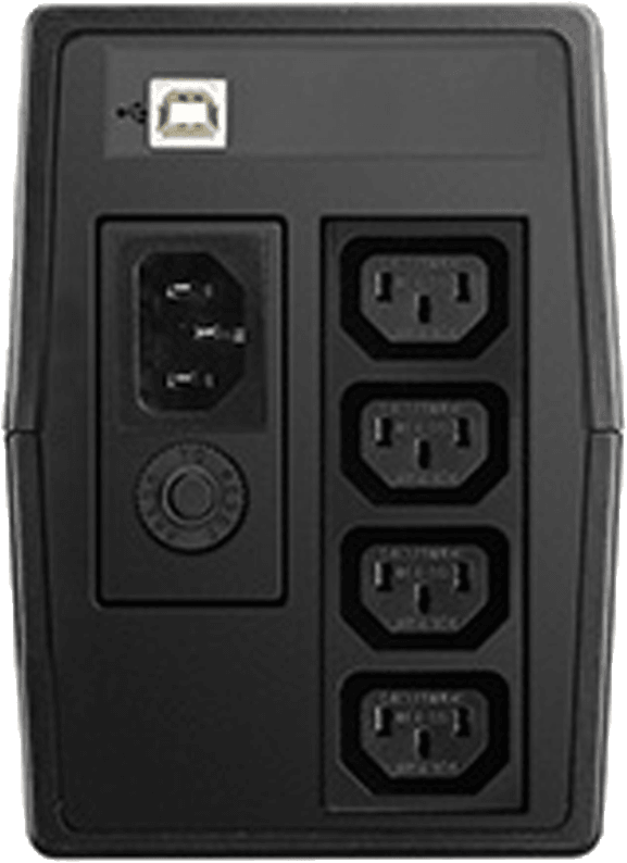 Onduleur Line-interactive Delta Power Solutions Agilon VX 600 - 360 W / 600 VA - 4 prises C13 (UPA601V210035) – vue 2