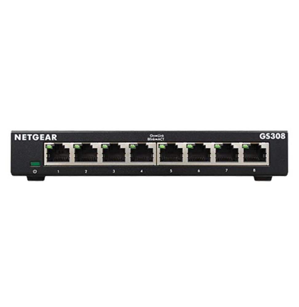 Switch Netgear non manageable à 8 ports Gigabit (GS308)