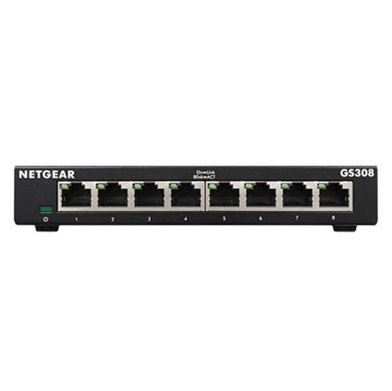 Switch Netgear non manageable à 8 ports Gigabit (GS308)