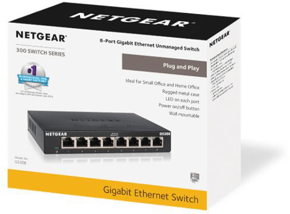 Switch Netgear non manageable à 8 ports Gigabit (GS308) — image 5