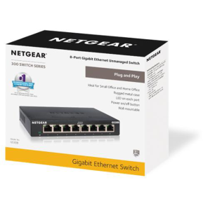 Switch Netgear non manageable à 8 ports Gigabit (GS308)