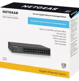 Switch Netgear non manageable à 24 ports (GS324)