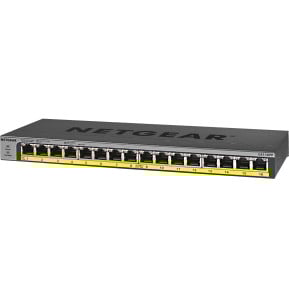Switch Netgear non manageable à 16 ports gigabit avec PoE+ 76W (GS116LP)