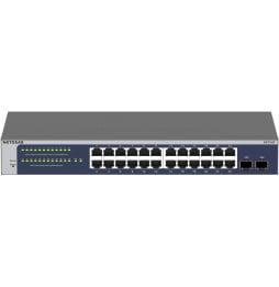 Switch administrable Netgear pro gigabit 24 ports avec 2 ports SFP (GS724T)