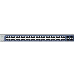 Switch administrable Netgear pro gigabit 48 ports avec 2 ports cuivre et 2 ports combo cuivre/SFP (GS748T)