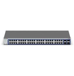 Switch administrable Netgear pro gigabit 48 ports avec 2 ports cuivre et 2 ports combo cuivre/SFP (GS748T)