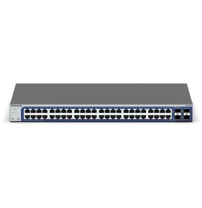 Switch administrable Netgear pro gigabit 48 ports avec 2 ports cuivre et 2 ports combo cuivre/SFP (GS748T)