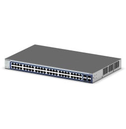 Switch administrable Netgear pro gigabit 48 ports avec 2 ports cuivre et 2 ports combo cuivre/SFP (GS748T)