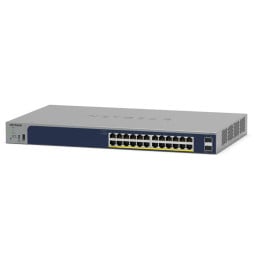 Switch administrable Netgear gigabit 24 ports PoE+ avec 2 ports SFP 190 W (GS724TP)