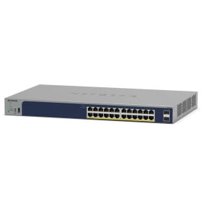 Switch administrable Netgear gigabit 24 ports PoE+ avec 2 ports SFP 190 W (GS724TP)