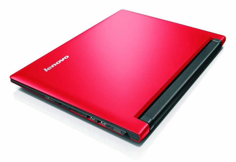 PC convertible tablette hybride Lenovo Flex 14 - Rouge avec contour noir