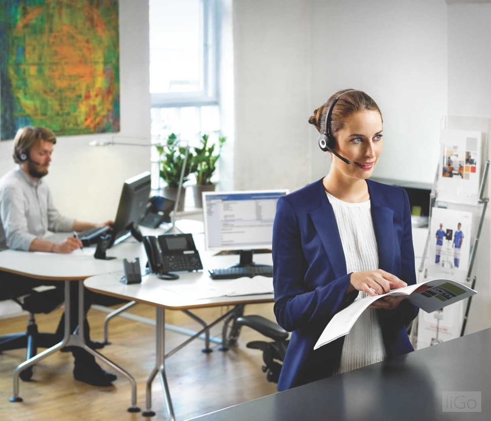 Micro-casque sans fil professionnel Jabra PRO 920